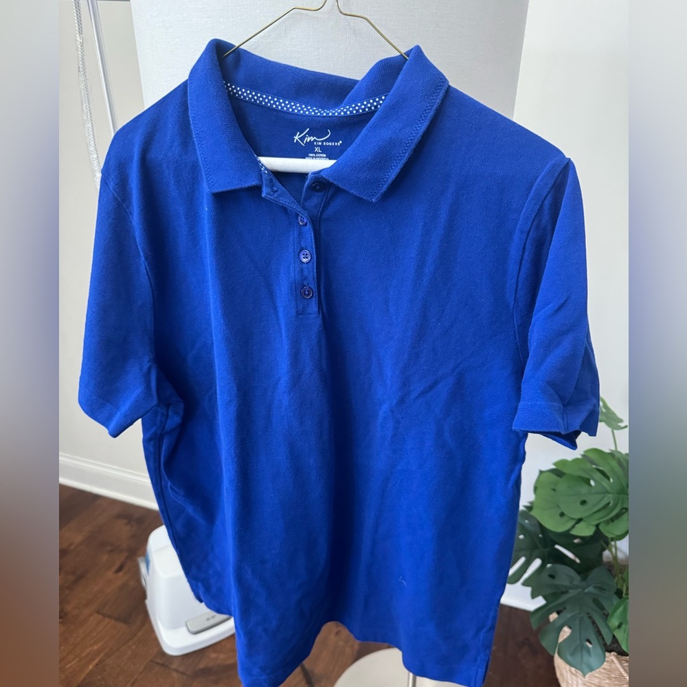 Kim rogers polo shirt size XL NWOT